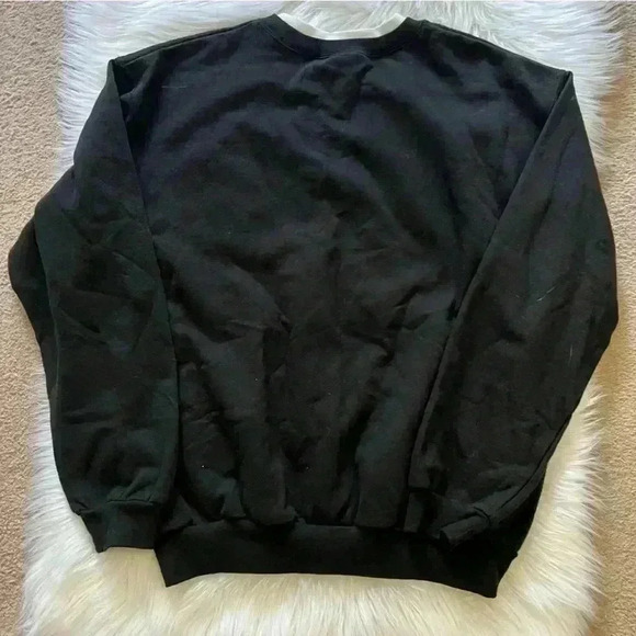 Vintage 90's Morning Sun Snowman Sparkle Snowflake Sweatshirt Large - Picture 4 of 4